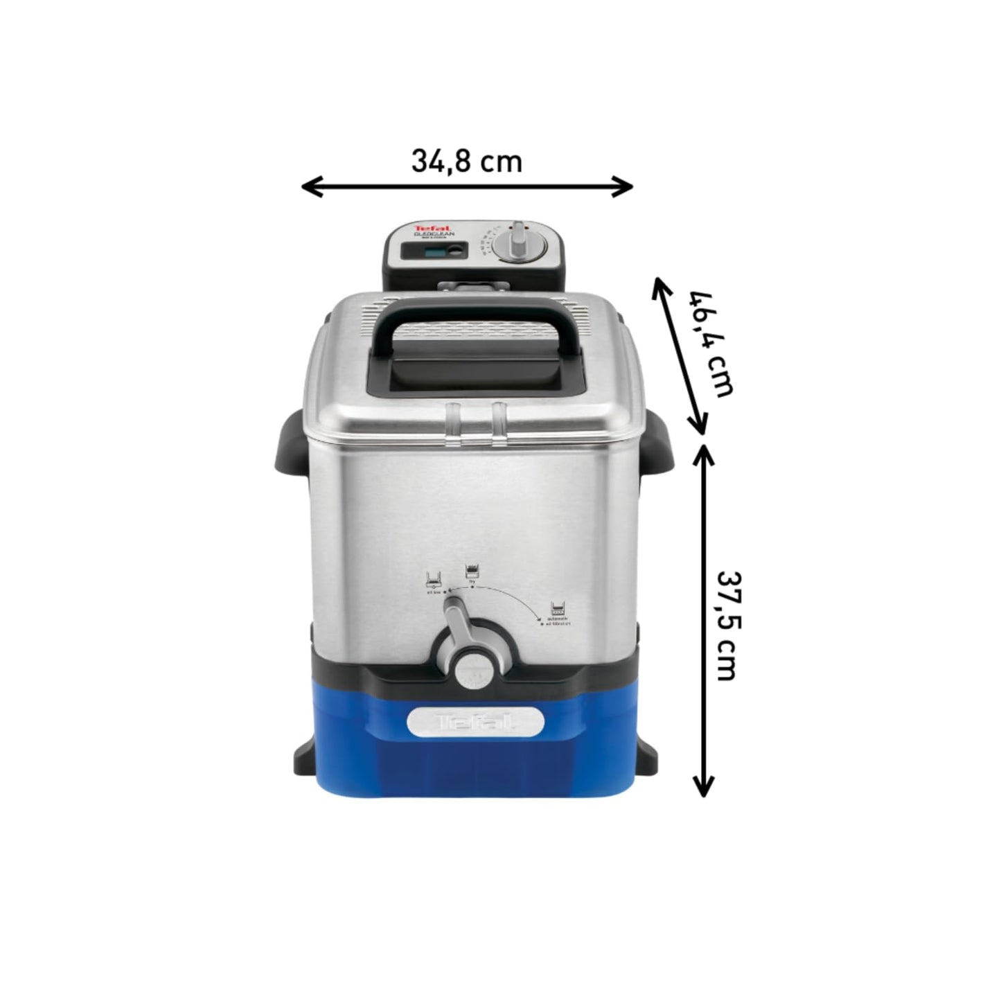 Tefal Oleoclean Pro Fritteuse 3.5L Edelstahl