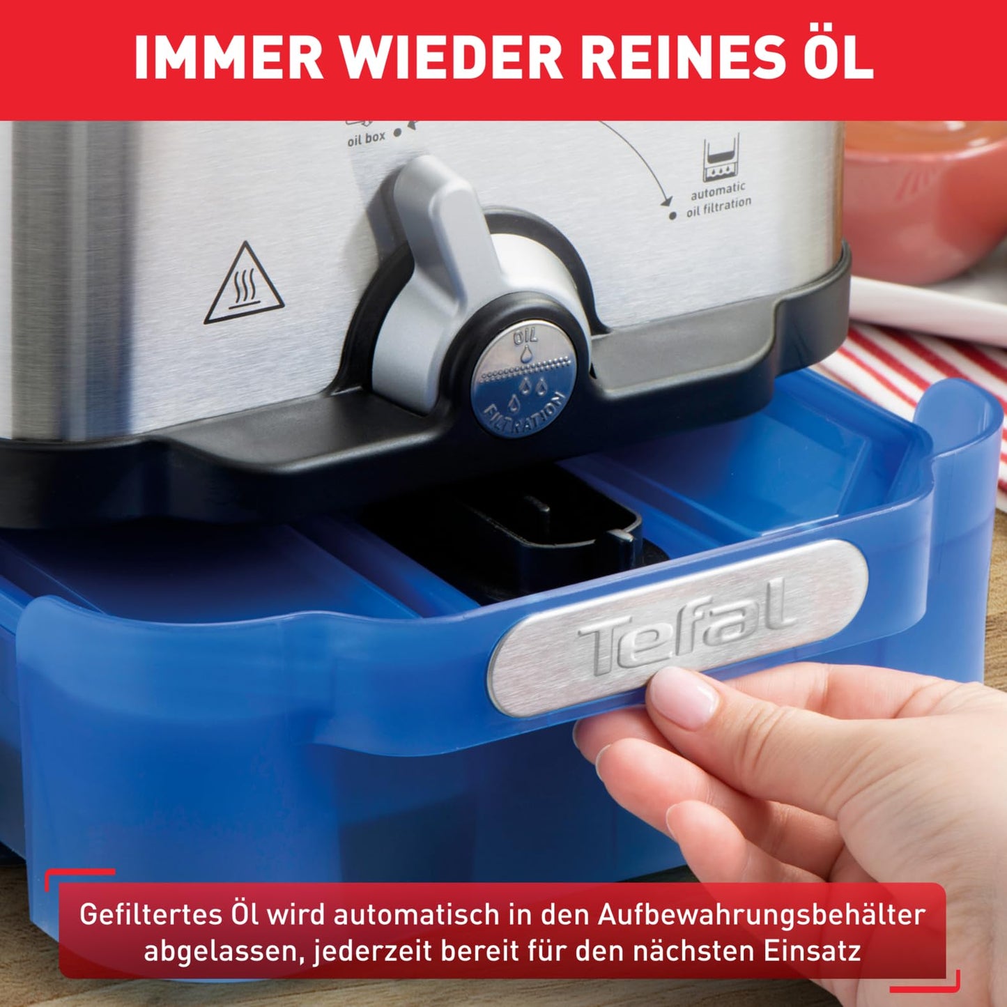 Tefal Oleoclean Pro Fritteuse 3.5L Edelstahl