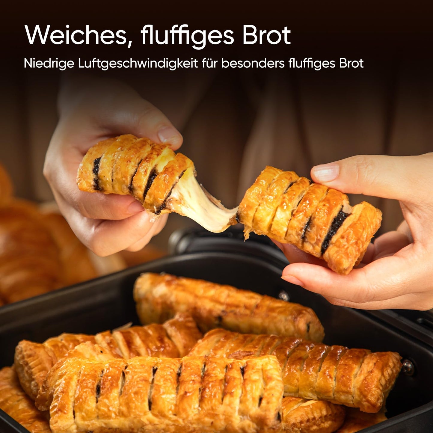 COSORI Heißluftfritteuse 2 Kammern 10.8L