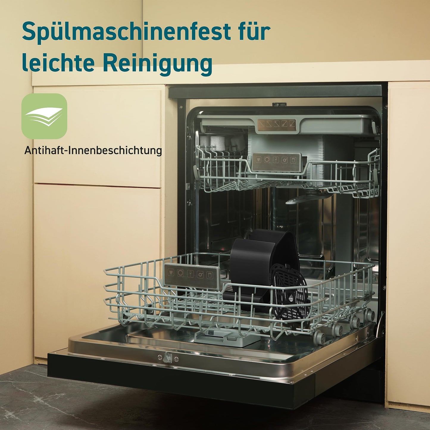 COSORI Mini Heißluftfritteuse 2L Schwarz